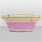 Pastel, Butterfly, Spring, Stripes, Waist Bag 