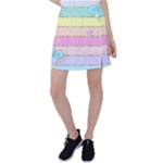 Pastel, Butterfly, Spring, Stripes, Tennis Skirt