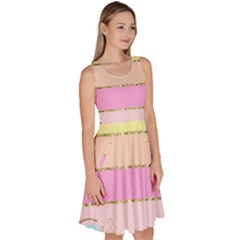 Knee Length Skater Dress With Pockets 