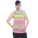 Pastel, Butterfly, Spring, Stripes, Men s Sleeveless Hoodie