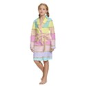 Kids  Long Sleeve Velvet Lounge Robe 