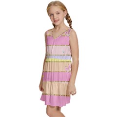 Kids  Sleeveless Tiered Mini Dress 