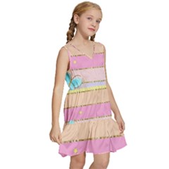 Kids  Sleeveless Tiered Mini Dress 