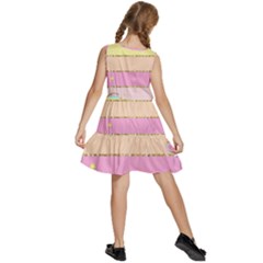 Kids  Sleeveless Tiered Mini Dress 