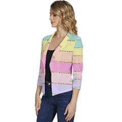 Women s Casual 3/4 Sleeve Spring Jacket 