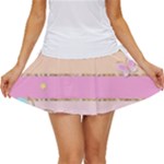 Pastel, Butterfly, Spring, Stripes, Women s Skort