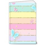 Pastel, Butterfly, Spring, Stripes, 8  x 10  Softcover Notebook