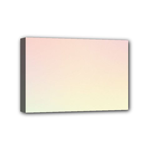 Rainbow Pastel, Purple, Gradient, Light, Led, Pink, Simple Mini Canvas 6  x 4  (Stretched) from ArtsNow.com