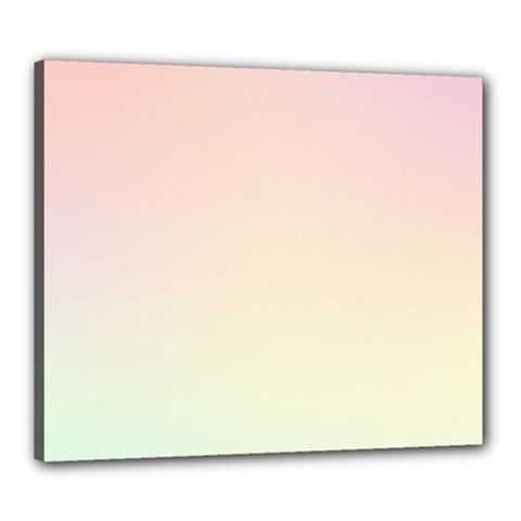 Rainbow Pastel, Purple, Gradient, Light, Led, Pink, Simple Canvas 24  x 20  (Stretched) from ArtsNow.com