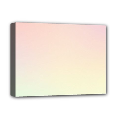 Rainbow Pastel, Purple, Gradient, Light, Led, Pink, Simple Deluxe Canvas 16  x 12  (Stretched)  from ArtsNow.com