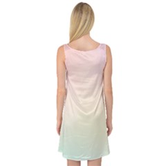 Sleeveless Satin Nightdress Back