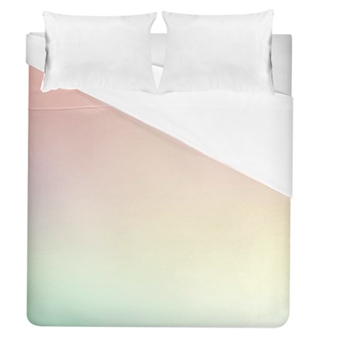 Rainbow Pastel, Purple, Gradient, Light, Led, Pink, Simple Duvet Cover (Queen Size) from ArtsNow.com