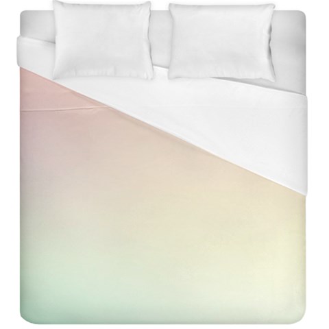 Rainbow Pastel, Purple, Gradient, Light, Led, Pink, Simple Duvet Cover (King Size) from ArtsNow.com