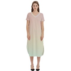 T-Shirt Midi Dress With Pockets 