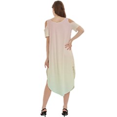 Cold Shoulder Loose Fit Dress With Pockets 