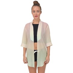 Open Front Chiffon Kimono 