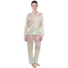 Women s Long Sleeve Satin Pajamas Set 