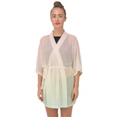 Half Sleeve Chiffon Kimono 