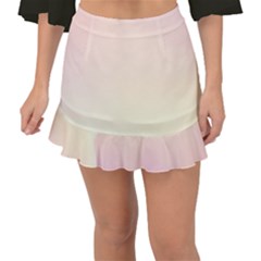 Fishtail Mini Chiffon Skirt 