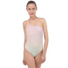 Classic One Shoulder Swimsuit 