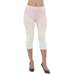 Lightweight Velour Capri Leggings  