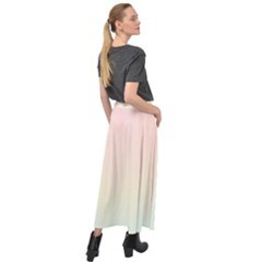 Velour Split Maxi Skirt 