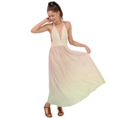 Backless Maxi Beach Dress 