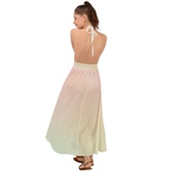 Backless Maxi Beach Dress 