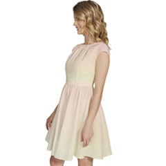 Cap Sleeve High Waist Dress 