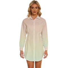 Womens Long Sleeve Shirt Dress 