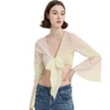 Trumpet Sleeve Cropped Top 