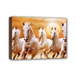 Seven Horses, Sun Mini Canvas 7  x 5  (Stretched)