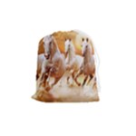 Seven Horses, Sun Drawstring Pouch (Medium)