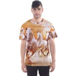 Seven Horses, Sun Men s Sport Mesh T-Shirt