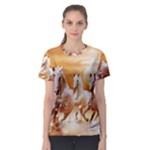 Seven Horses, Sun Women s Sport Mesh T-Shirt