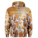 Seven Horses, Sun Men s Zipper Hoodie