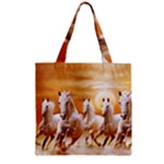 Seven Horses, Sun Zipper Grocery Tote Bag