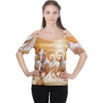 Seven Horses, Sun Cutout Shoulder T-Shirt