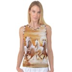 Seven Horses, Sun Women s Basketball Tank Top