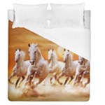 Seven Horses, Sun Duvet Cover (Queen Size)