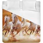 Seven Horses, Sun Duvet Cover (King Size)