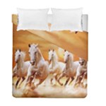 Seven Horses, Sun Duvet Cover Double Side (Full/ Double Size)