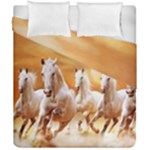 Seven Horses, Sun Duvet Cover Double Side (California King Size)