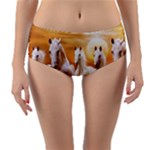 Seven Horses, Sun Reversible Mid-Waist Bikini Bottoms