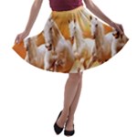 Seven Horses, Sun A-line Skater Skirt