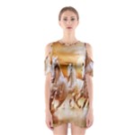 Seven Horses, Sun Shoulder Cutout One Piece Dress