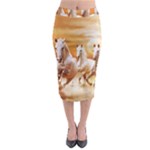 Seven Horses, Sun Midi Pencil Skirt