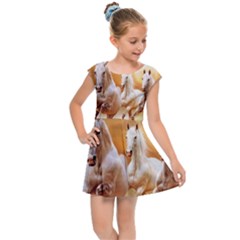 Kids  Cap Sleeve Dress 