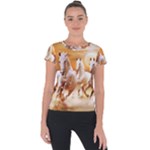 Seven Horses, Sun Short Sleeve Sports Top 