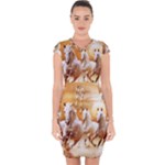 Seven Horses, Sun Capsleeve Drawstring Dress 